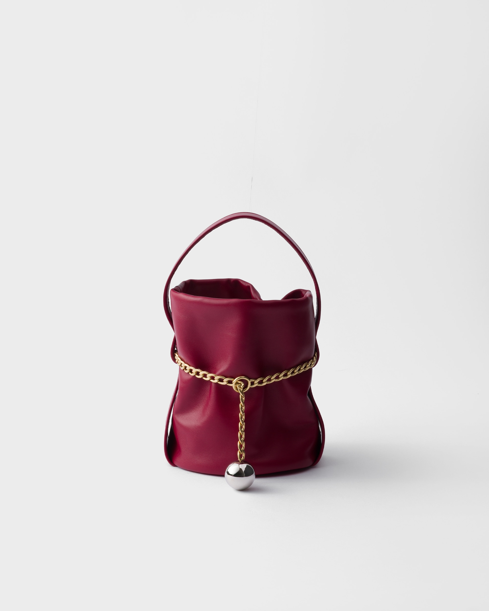 Petit Sac Noir nappa leather mini-bucket bag - Image 4